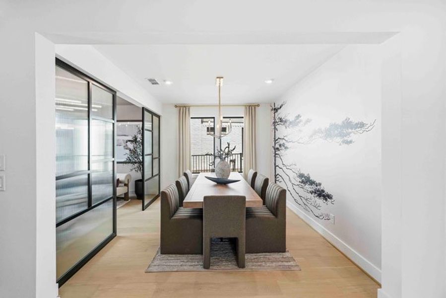 Furnished interior view inside a new home in Bridgeland 45', 50', 70', Cypress (Image 9).