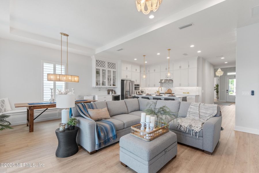 Furnished interior view inside a new home in , Ponte Vedra (Image 30).