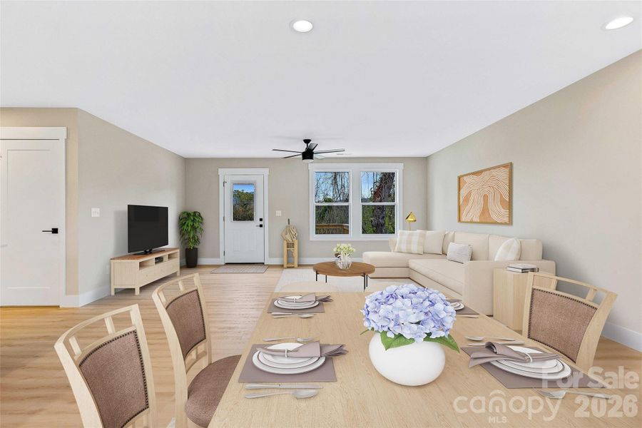 Furnished interior view inside a new home in , Alexander (Image 3).