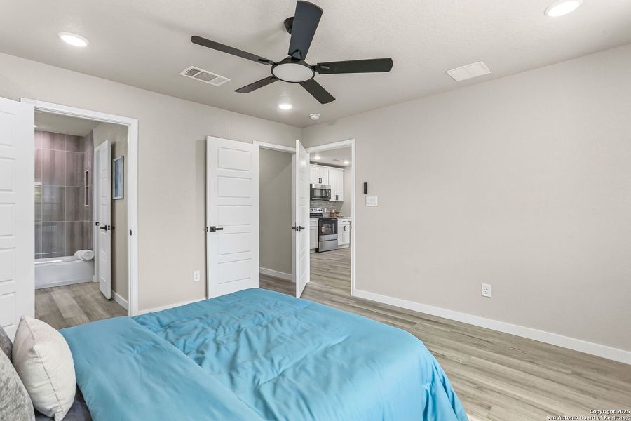 Furnished interior view inside a new home in , San Antonio (Image 7). Furnished interior view inside a new home in , San Antonio (Image 7).