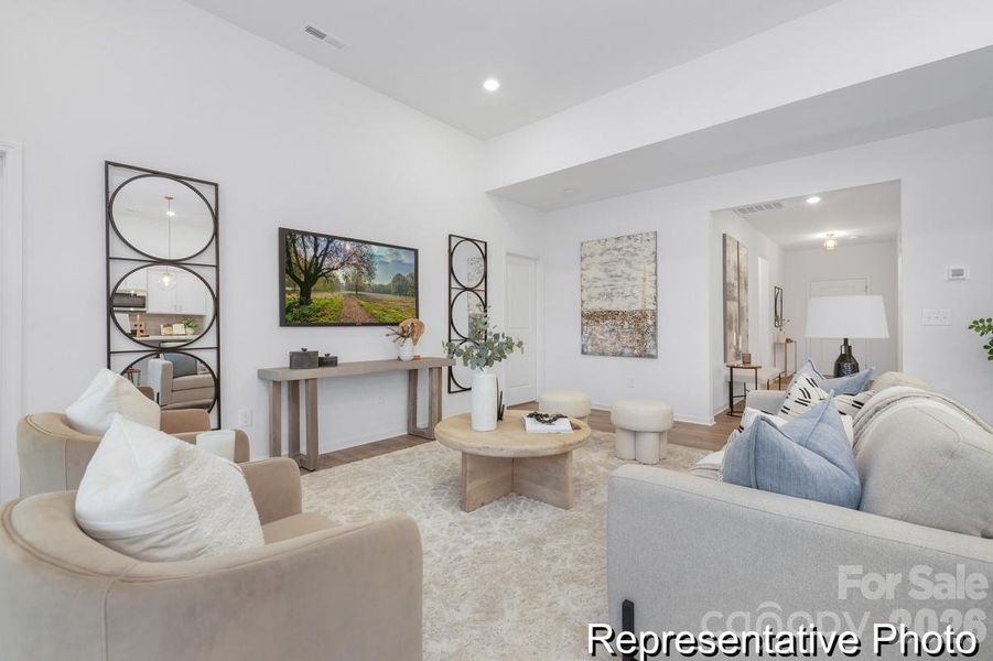 Furnished interior view inside a new home in Tillery Tradition, Mount Gilead (Image 12).