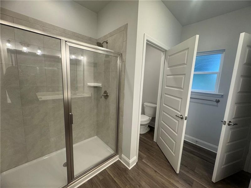 Furnished interior view inside a new home in The Fields of Walnut Creek, Pendergrass (Image 8).