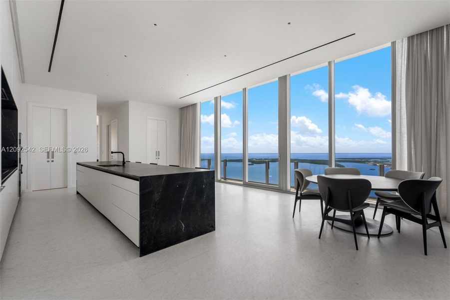 Furnished interior view inside a new home in , Miami (Image 13). Furnished interior view inside a new home in , Miami (Image 13).