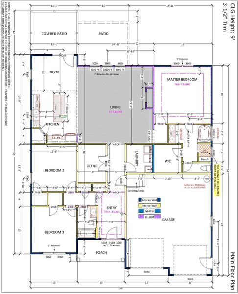2D floor plan layout of this home in Tubbs Mountain Estates, Travelers Rest, SC (Image 3).