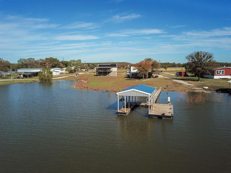 Waterfront at Lake Leon! #lakefrontliving #lakeleon #waterfront #airbnb #incomeproperty