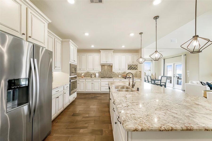 Furnished interior view inside a new home in Valencia: Hilltop Collection, Manvel (Image 11).