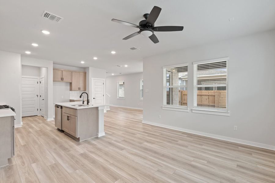 Furnished interior view inside a new home in Union Collection at Park Central, Georgetown (Image 8).