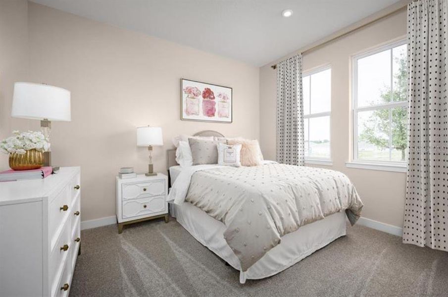 Furnished interior view inside a new home in Malabar Springs, Palm Bay (Image 7).