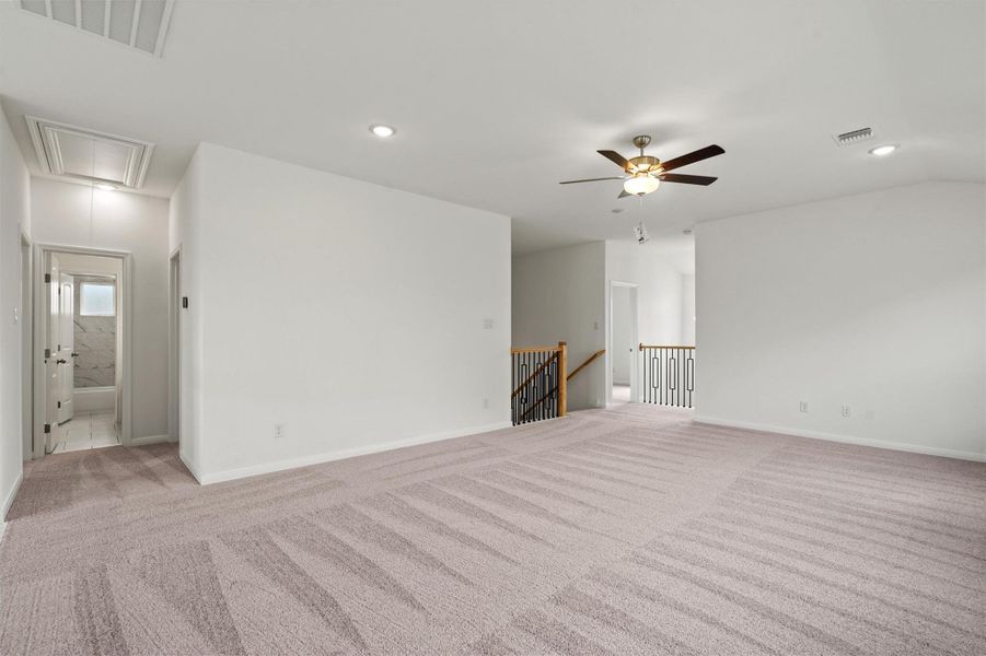 Spacious, unfurnished interior of a new home in Butler Farms, Liberty Hill (Image 38). Spacious, unfurnished interior of a new home in Butler Farms, Liberty Hill (Image 38).