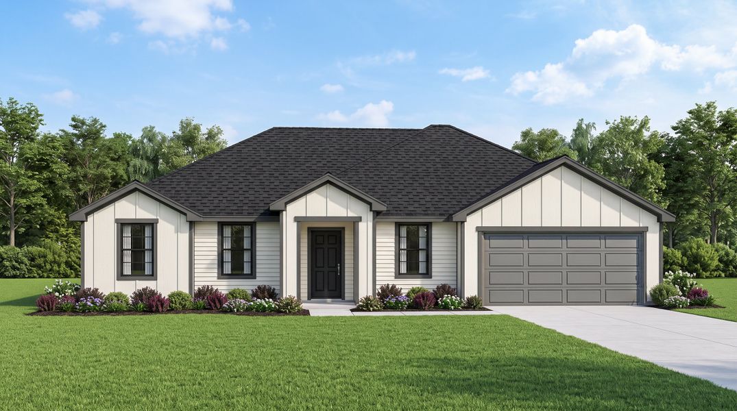 Representative exterior photo of a completed home built from the Magnolia by Our Country Homes in Gatlin Ranch, Springtown, TX (Image 4).