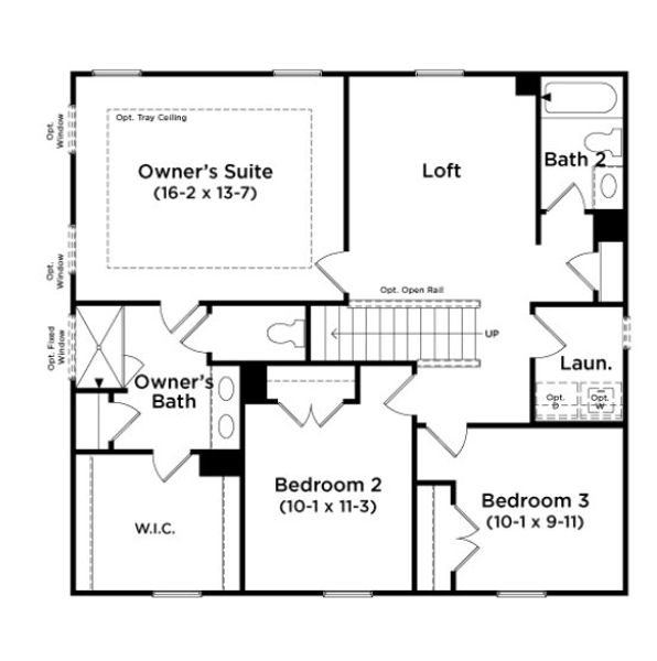 2D floor plan layout for the Catamaran by DRB Homes in Bluffs at Sun Colony, Longs, SC (Image 4). 2D floor plan layout for the Catamaran by DRB Homes in Bluffs at Sun Colony, Longs, SC (Image 4).