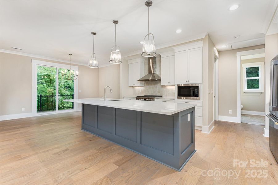 Kitchen, Dining, Breakfast Area and walkout BBQ deck