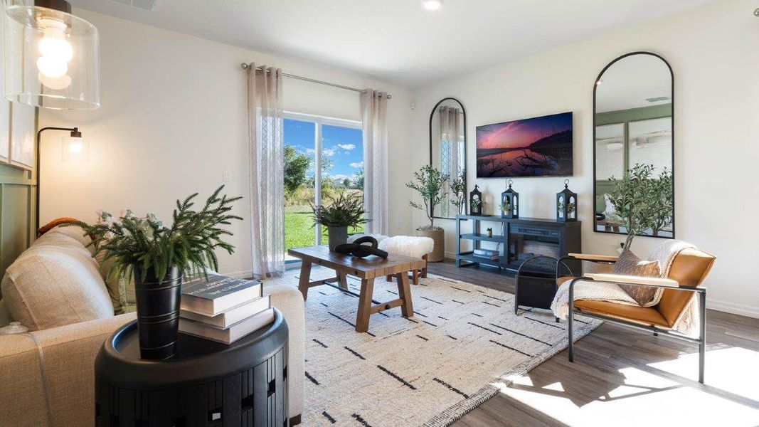 Furnished interior view inside a new home in Lake Deer Estates, Poinciana (Image 8). Furnished interior view inside a new home in Lake Deer Estates, Poinciana (Image 8).