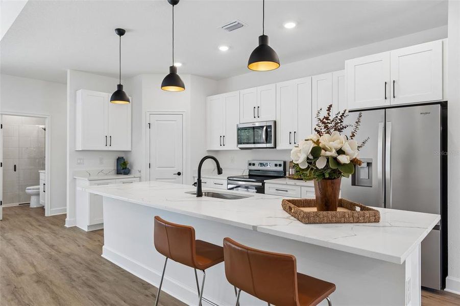 Furnished interior view inside a new home in , Weeki Wachee (Image 45).