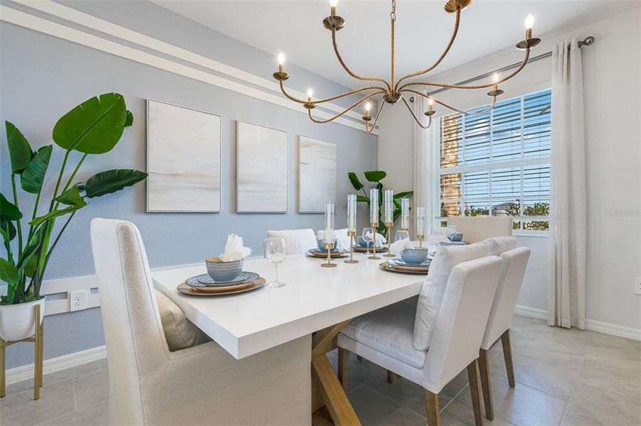Furnished interior view inside a new home in Rye Ranch, Parrish (Image 19).