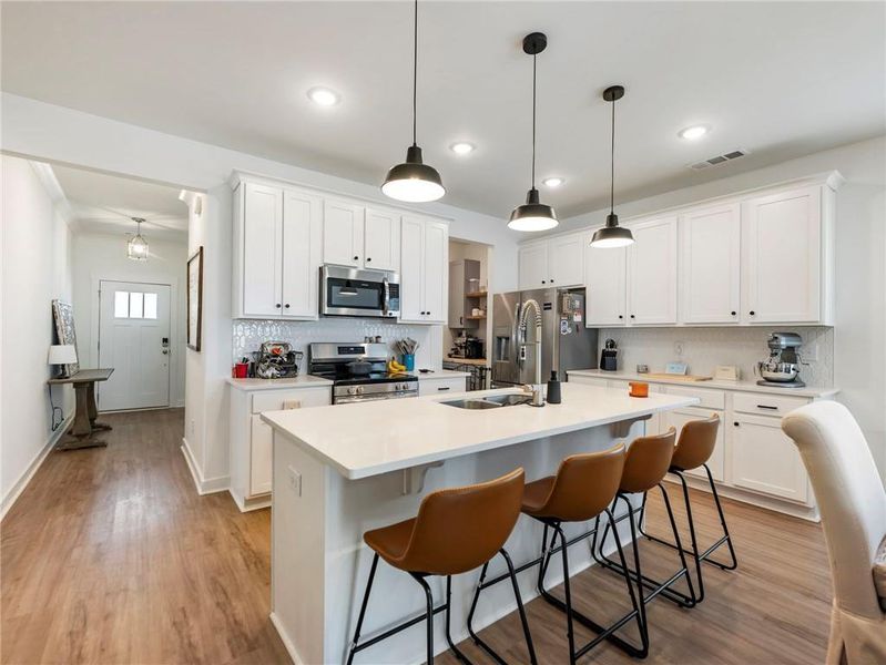 Furnished interior view inside a new home in Traditions of Braselton, Jefferson (Image 10). Furnished interior view inside a new home in Traditions of Braselton, Jefferson (Image 10).