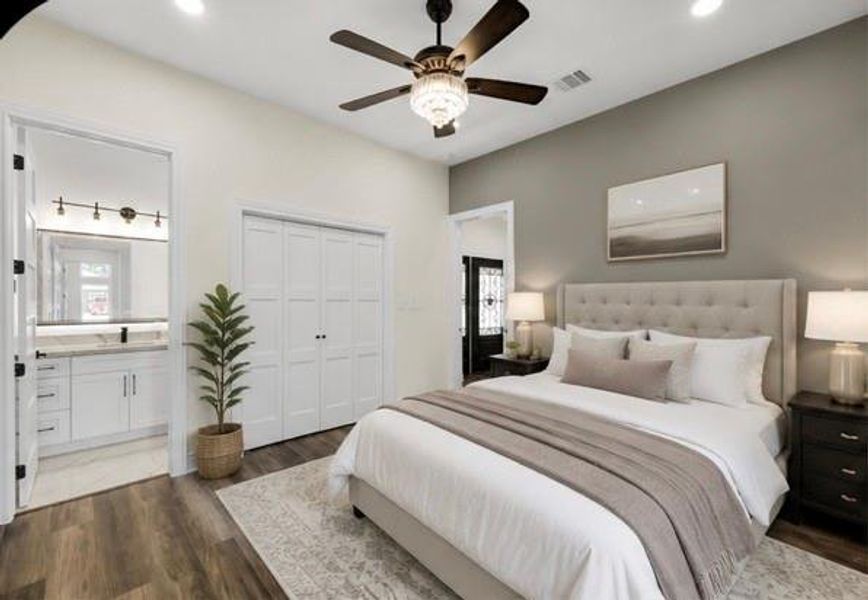 Furnished interior view inside a new home in , Montgomery (Image 14). Furnished interior view inside a new home in , Montgomery (Image 14).