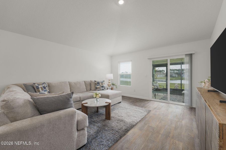 Furnished interior view inside a new home in , Bunnell (Image 36).