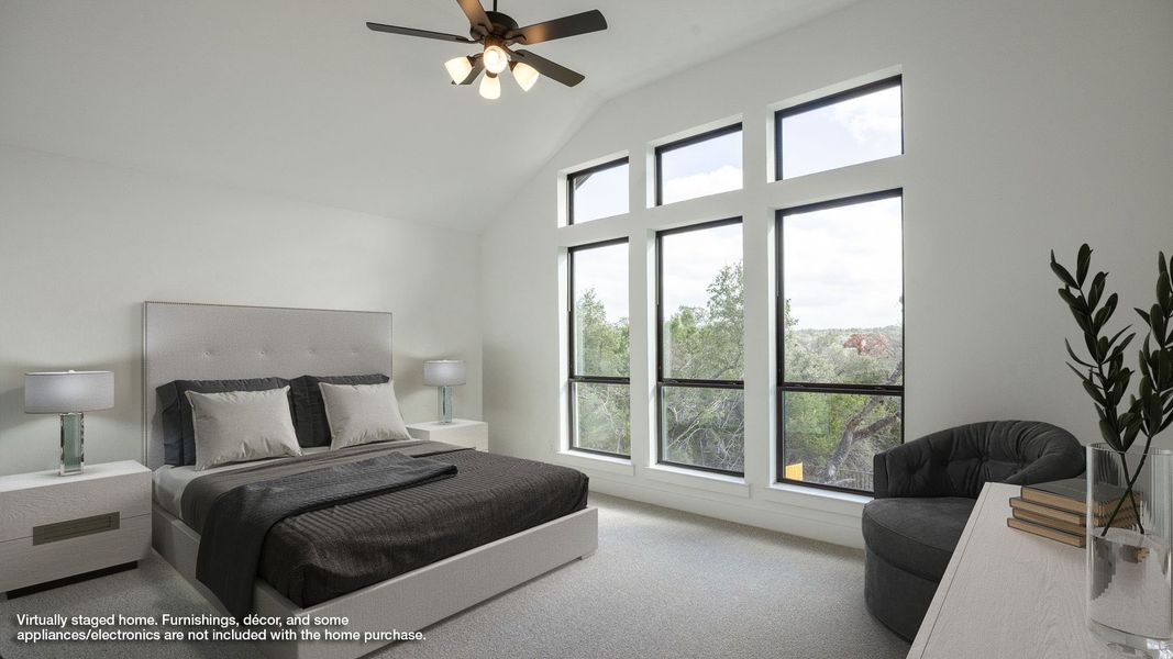 Furnished interior view inside a new home in Parkside On The River 60', Georgetown (Image 7).