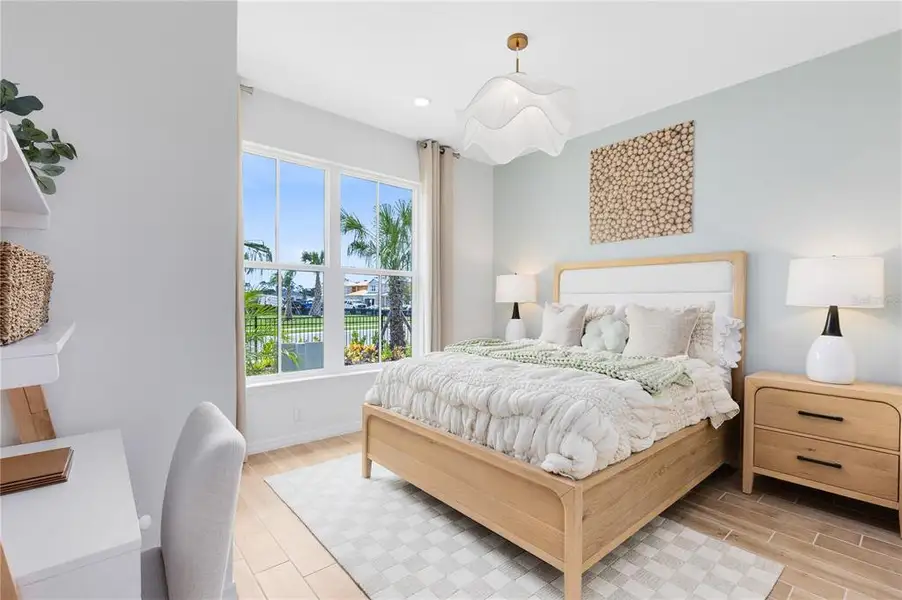 Furnished interior view inside a new home in Sunrise Estates, West Melbourne (Image 12).