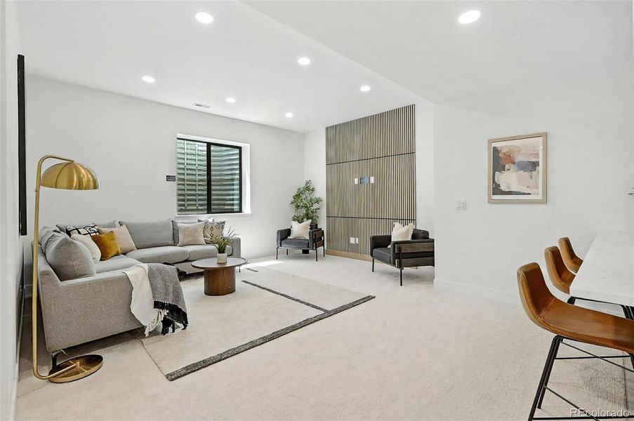 Furnished interior view inside a new home in , Denver (Image 23).