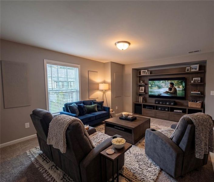 Furnished interior view inside a new home in Creekside, Dawsonville (Image 7).