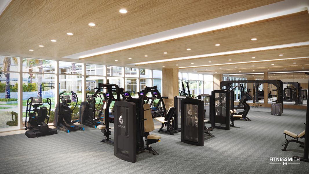 Fitness Center Rendering