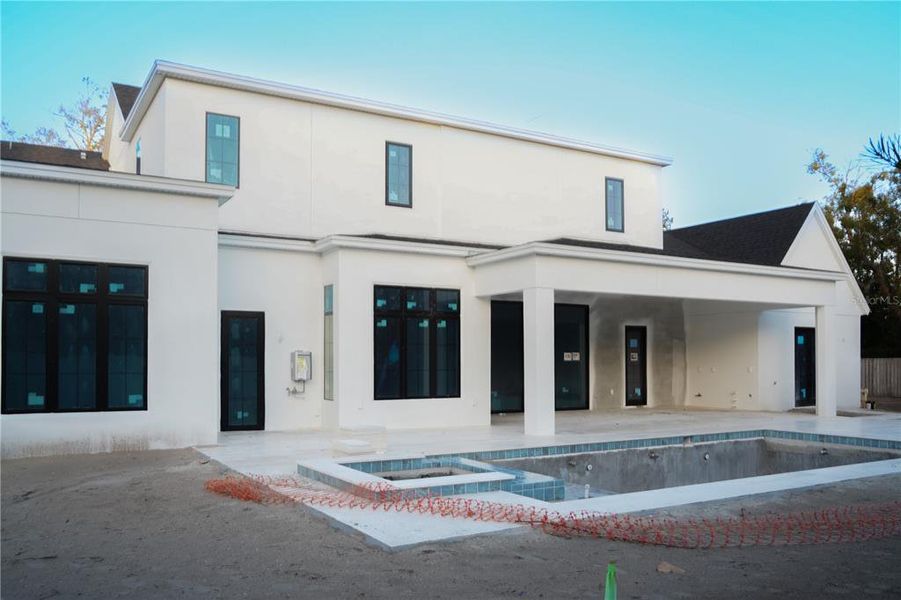 In-progress construction of a new home in , Winter Park, FL (Image 16).