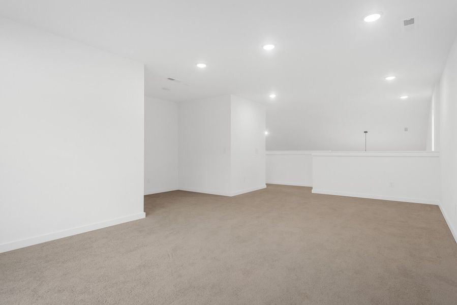Representative unfurnished interior of a home built from the The Ridgeport M by Davidson Homes LLC in Parks at Foster Crossing, Anna (Image 29).