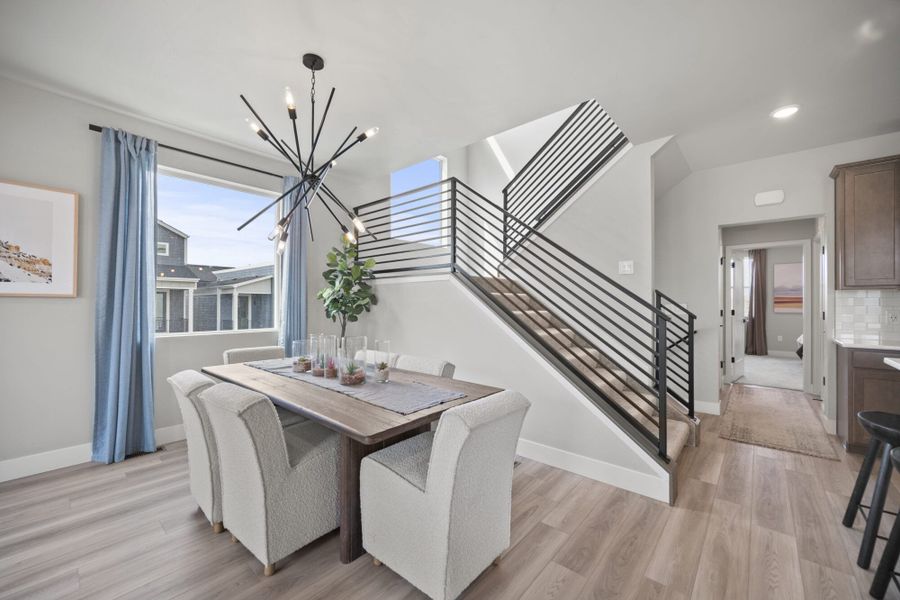 Furnished interior view inside a new home in Pony Park, Colorado Springs (Image 15).