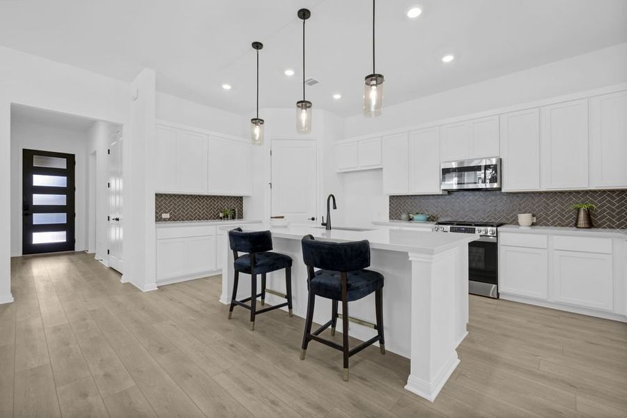 Furnished interior view inside a new home in Nolina 45s, Georgetown (Image 12).