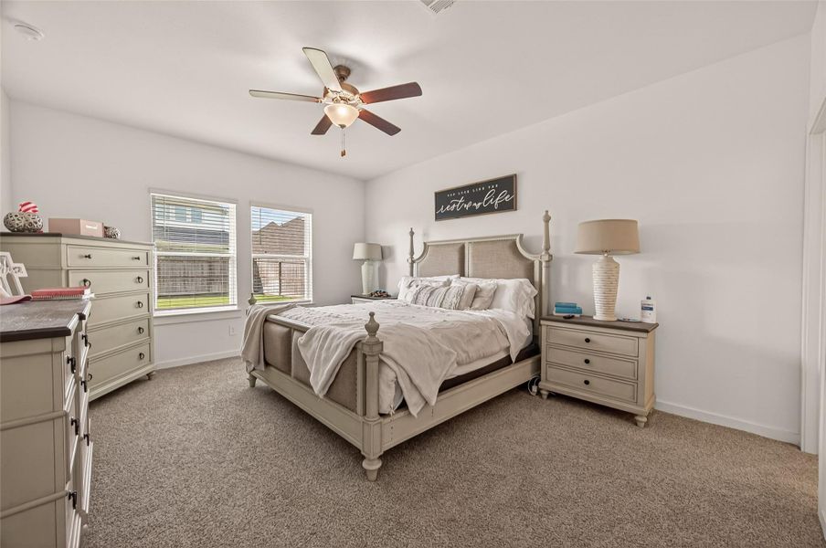 Furnished interior view inside a new home in Westland Ranch 50' Homesites, League City (Image 18).