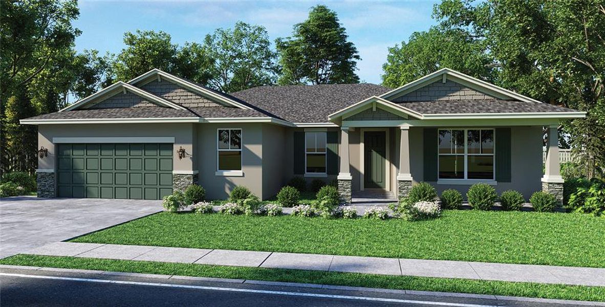 Front exterior of a new home in , Port Charlotte, FL, highlighting curb appeal (Image 2). Front exterior of a new home in , Port Charlotte, FL, highlighting curb appeal (Image 2).