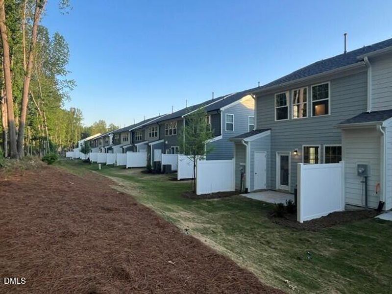Private patios