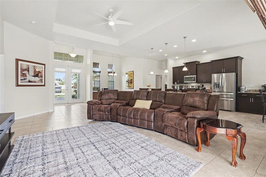 Furnished interior view inside a new home in , Cape Coral (Image 34). Furnished interior view inside a new home in , Cape Coral (Image 34).