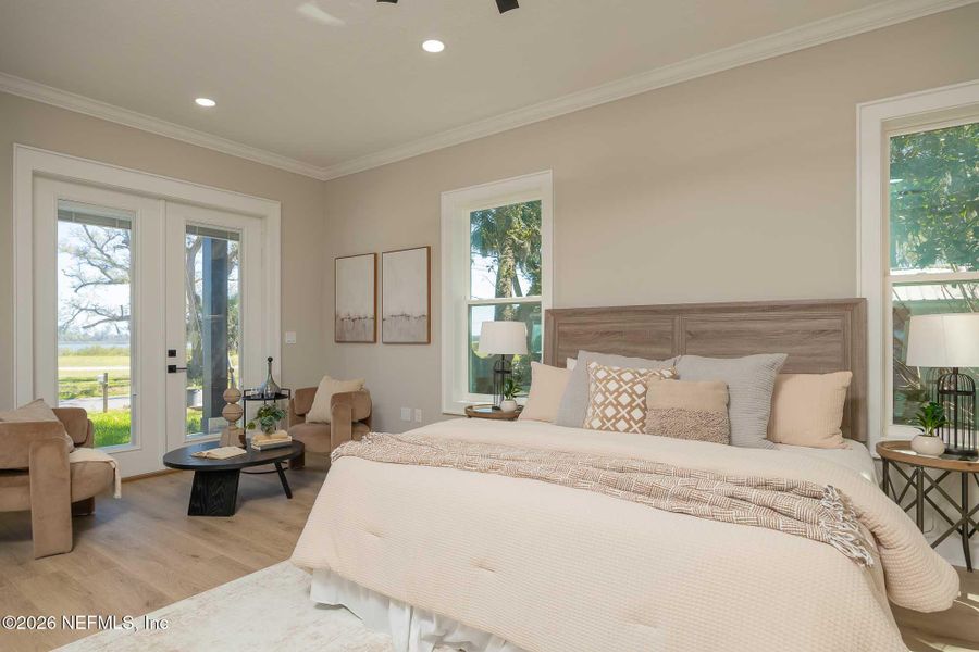 Furnished interior view inside a new home in , St. Augustine (Image 10).