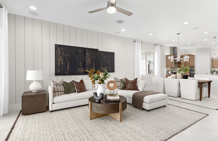 Representative furnished interior of a home built from the Haskell by Pulte Homes in Regent Hills - Meadow Series, Buckeye (Image 14).
