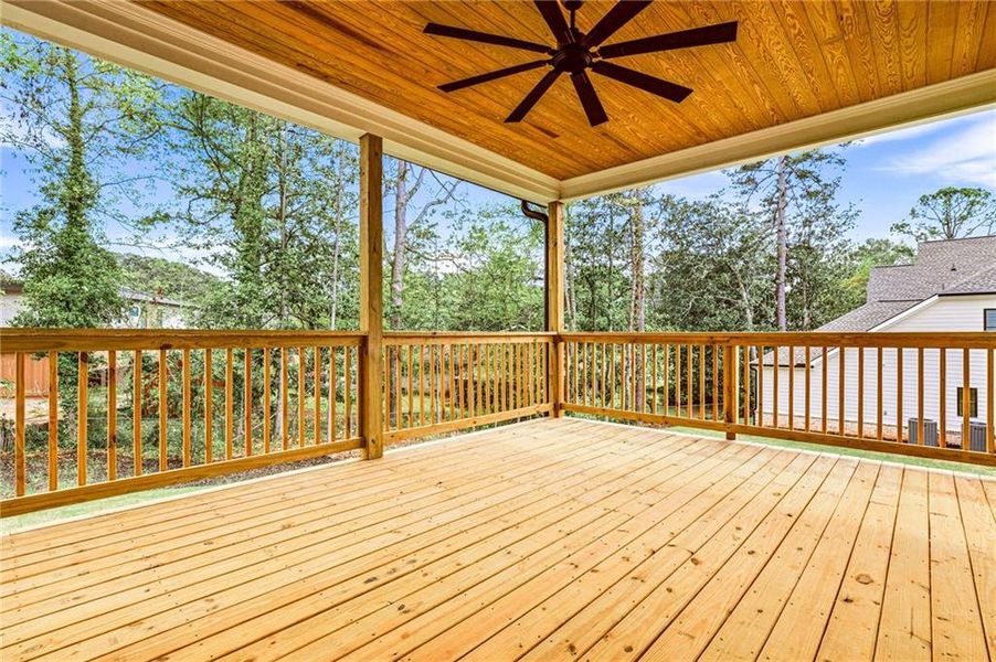 Exterior details and patio area of a home in , Atlanta (Image 3).