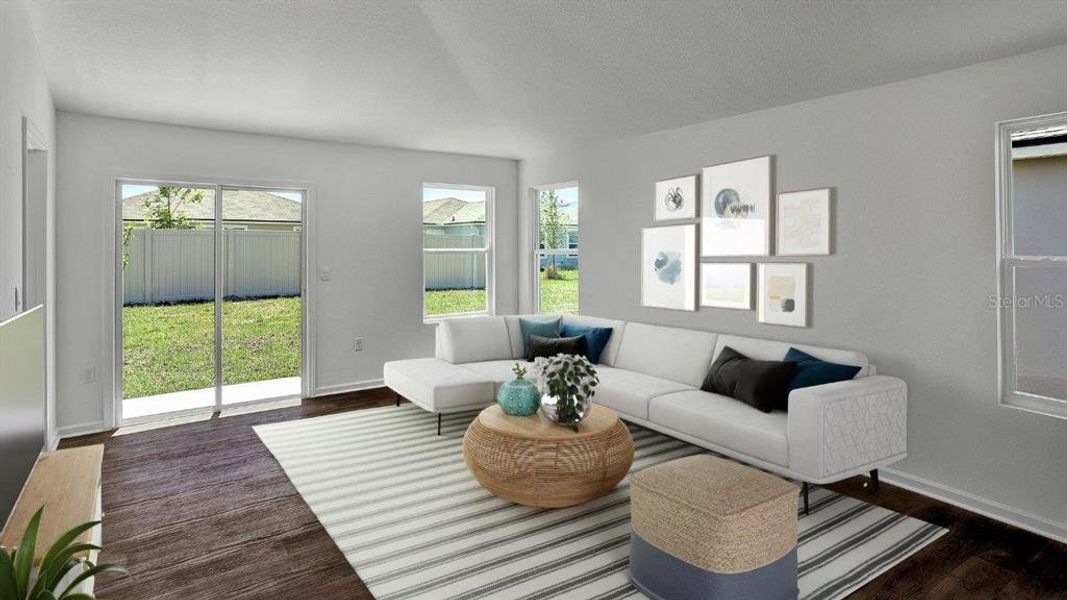 Furnished interior view inside a new home in Grand Reserve, Bunnell (Image 7).