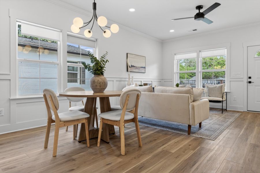 Furnished interior view inside a new home in , North Charleston (Image 27).
