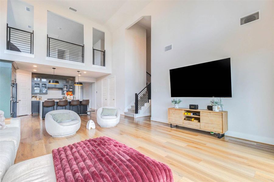 Furnished interior view inside a new home in , Richmond (Image 8).