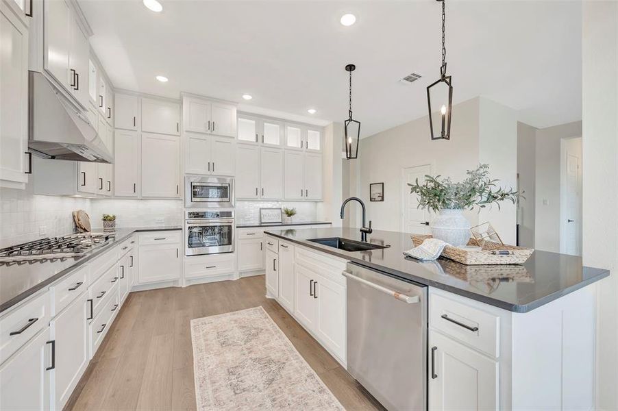 Furnished interior view inside a new home in South Pointe Manor Series, Mansfield (Image 29).