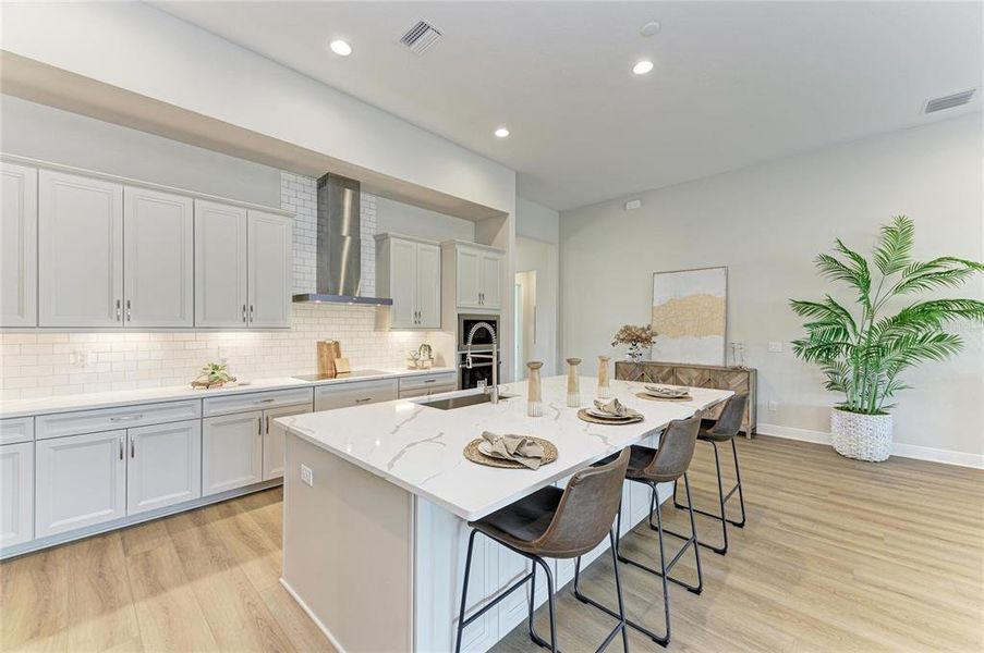 Furnished interior view inside a new home in Triple Creek, Riverview (Image 8). Furnished interior view inside a new home in Triple Creek, Riverview (Image 8).