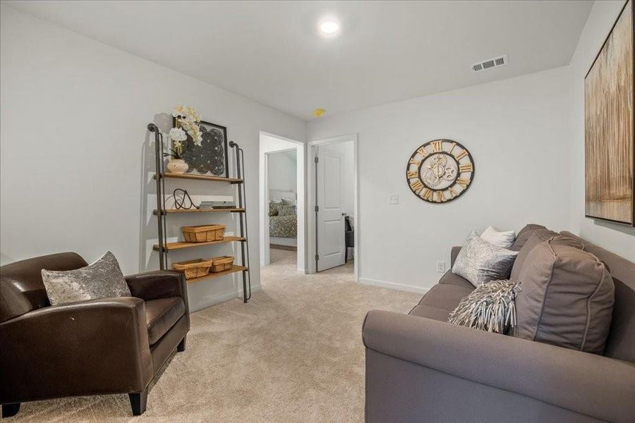 Furnished interior view inside a new home in Old Salem Crossing, Conyers (Image 14). Furnished interior view inside a new home in Old Salem Crossing, Conyers (Image 14).