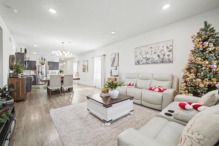 Furnished interior view inside a new home in , Forney (Image 18).