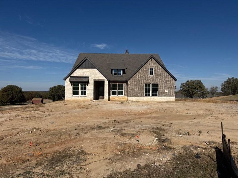 In-progress construction of a new home in Oak Grove Addition, Springtown, TX (Image 6).