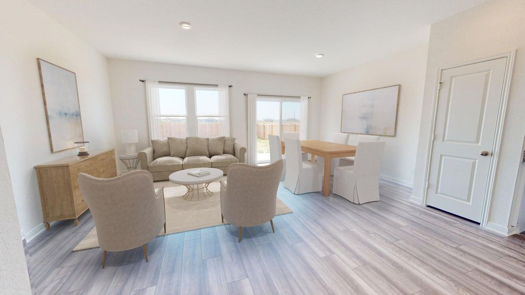 Furnished interior view inside a new home in Pinckney Place, North Charleston (Image 4).