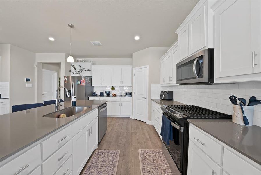 Furnished interior view inside a new home in Pecan Square, Northlake (Image 15).