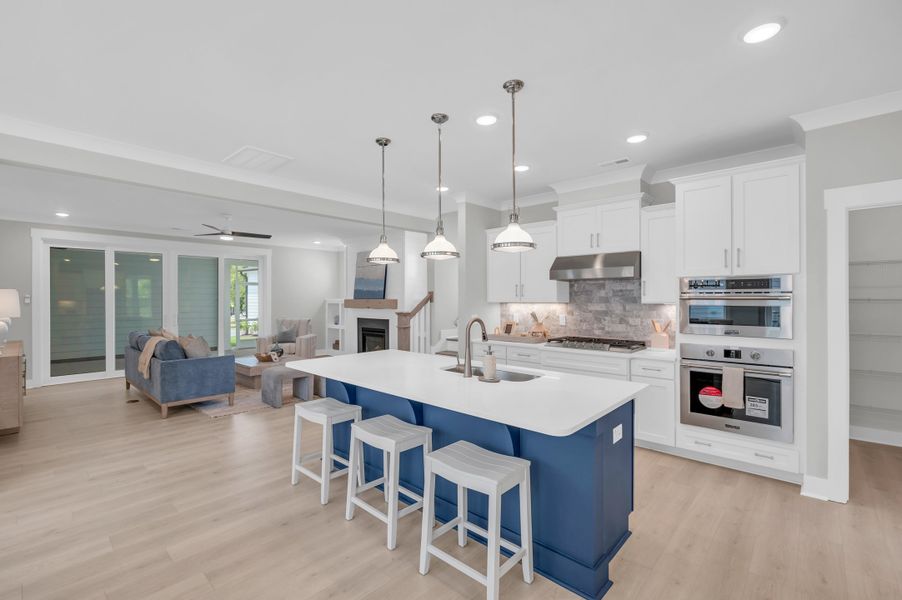 Representative furnished interior of a home built from the The Wisteria by RobuckHomes in East & Mason, Wilmington (Image 49).