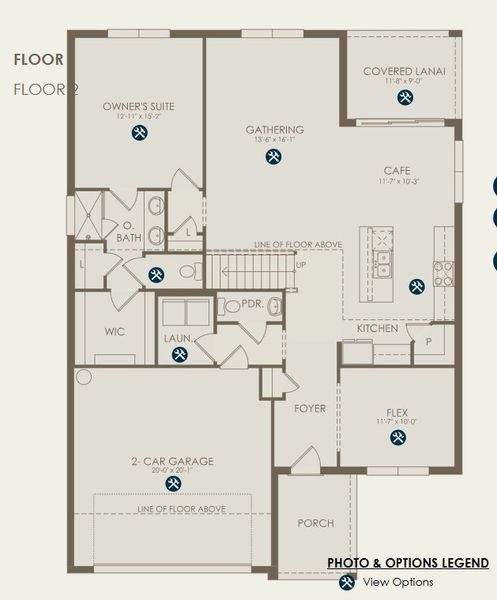 2D floor plan layout for the Burbank by Pulte Homes in SeaFlower, Bradenton, FL (Image 3). 2D floor plan layout for the Burbank by Pulte Homes in SeaFlower, Bradenton, FL (Image 3).
